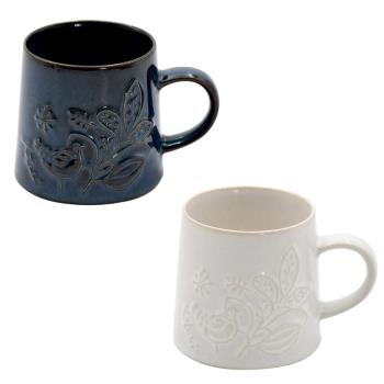 【日本 YUKURI】陶瓷咖啡馬克杯-兩色可選
