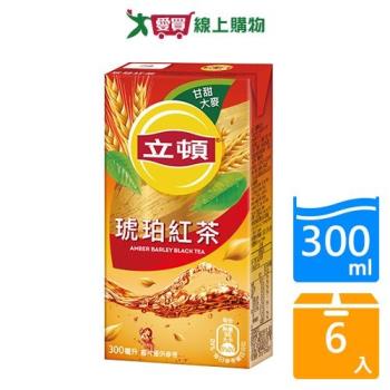 立頓琥珀紅茶 300mlx6【愛買】