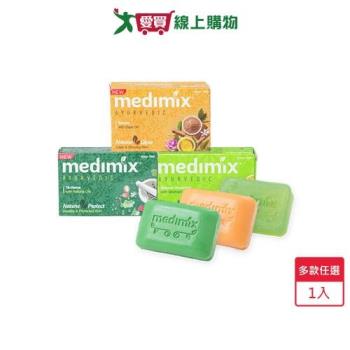 MEDIMIX印度綠寶石皇室藥皂浴美肌皂125g(深綠草本/淺綠寶貝/橘色檀香)【愛買】