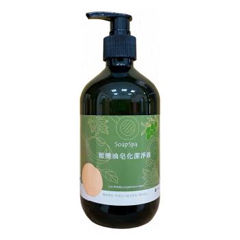 【SOAPSPA 】橄欖油皂化碗盤蔬果潔淨液500ml(4入組/洗碗精)