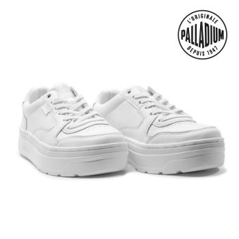 【PALLADIUM】PALLASPHALT LO LTH低筒皮革潮流球鞋 白 99135