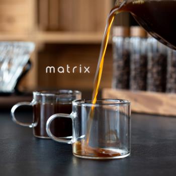 【Matrix】迷你耐熱玻璃馬克杯2入組 80ml