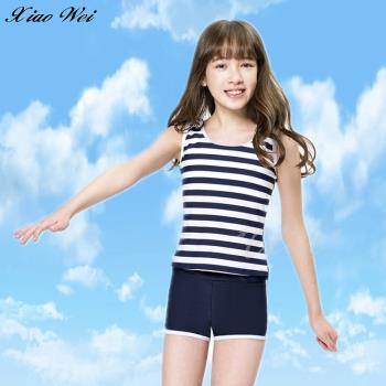 梅林品牌 流行女童二件式泳裝NO.M35628