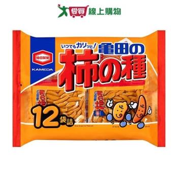 龜田12袋柿種米果360g【愛買】