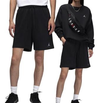 Nike As M J Ess Flc Short Lb 男款 黑色 喬丹 運動 休閒 短褲 FQ4535-010