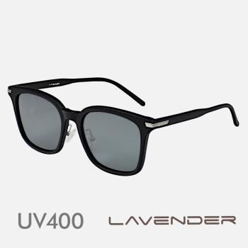 Lavender偏光片太陽眼鏡 韓版金屬邊界感 琴漆黑 J5219 C1
