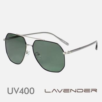 Lavender偏光片太陽眼鏡 雷朋金屬浮雕款 溫室綠 J3334 C5