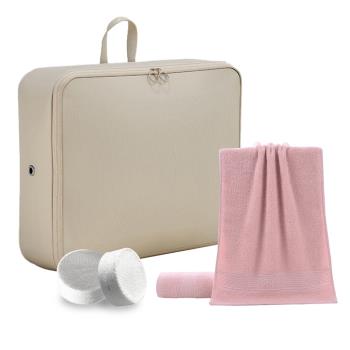 【嘟嘟太郎】夏日旅行組-毛巾X2+旅行收納袋X2+一次性毛巾