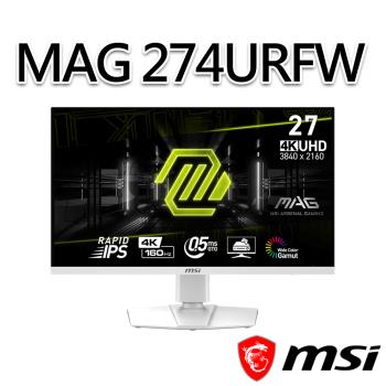 msi微星 MAG 274URFW 27吋 電競螢幕