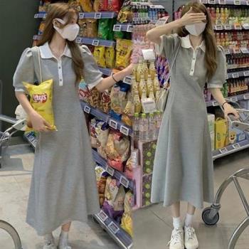 【韓國K.W.】現貨韓國空運個性時尚洋裝(小香風/渡假/亞麻)