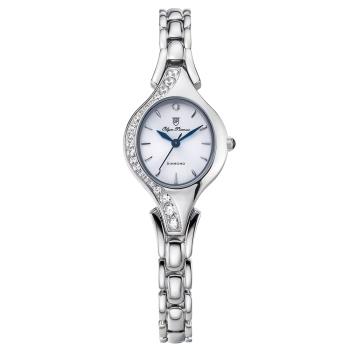 Olym Pianus奧柏 美學觀感時尚優質女性腕錶-銀-2466DLS