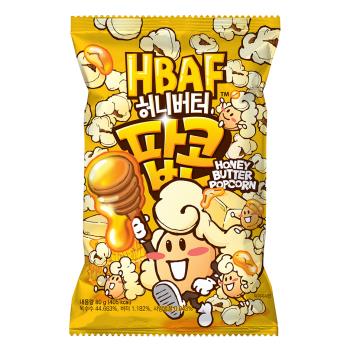 [HBAF] 蜂蜜奶油味爆米花 (80g*12包/組)