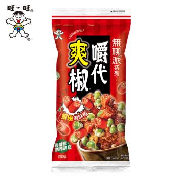 旺旺 無聊派-嚼代爽椒隨手包(香酥椒+原味豌豆) 40g