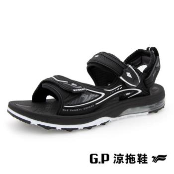 G.P(女)超緩震氣墊涼鞋女鞋-黑色