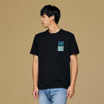 Lee 男款 寬鬆版 涼感 園藝風植栽LOGO 短袖T恤 Nitro Modern & Cooling