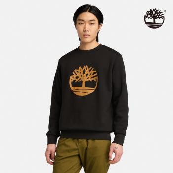 Timberland 男款黑色Logo長袖上衣│A43Y5001