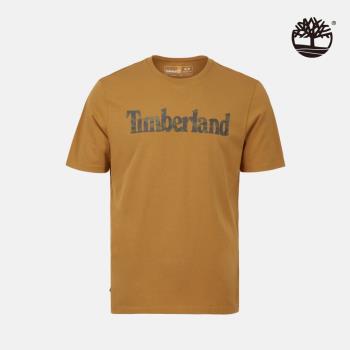 Timberland 男款小麥色休閒短袖T恤│A2Q72P47