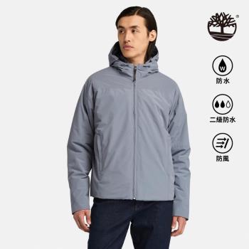 Timberland 男款石灰色防潑水保暖外套│A44BF073
