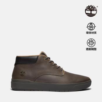 Timberland 男款深灰色中筒休閒鞋│A69M1EL7