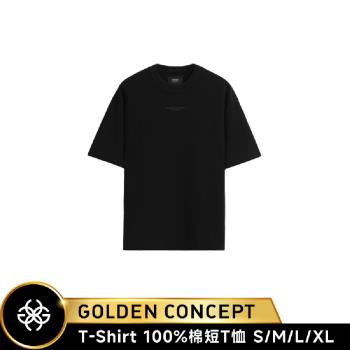 【Golden Concept】T-Shirt Oversize (刺繡款/黑色) CT-TS521-BKE