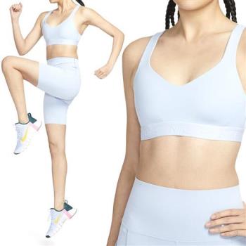 Nike NK DF INDY HGH SPT BRA 女款 藍色 運動 輕度 支撐 可調式 內衣 FD1069-440