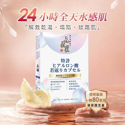 【元氣の泉】玻尿酸若返錠(30 粒/盒) x2