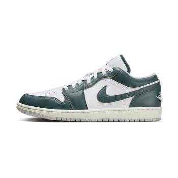 Nike Jordan 1 Low SE 男 白綠 AJ1 復古 喬丹 運動 低筒 休閒鞋 FQ7687-300