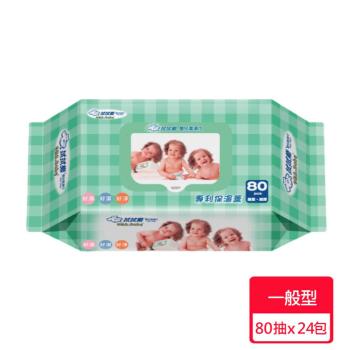 【拭拭樂】超厚嬰兒柔濕巾80抽x24包