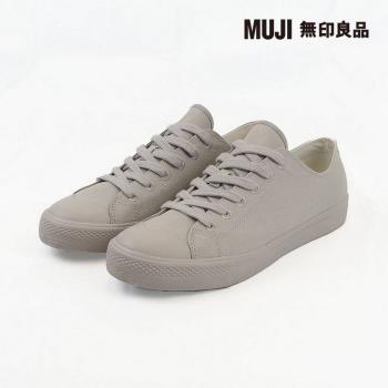 撥水加工舒適休閒鞋 淺灰【MUJI 無印良品】