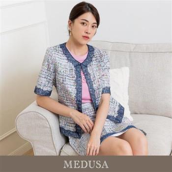 現貨 MEDUSA 曼度莎 小香風印刷織紋外套(M-2L)|小香風外套 西裝外套