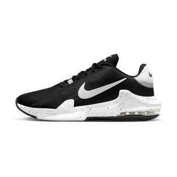 Nike Air Max Impact 4 男 黑白 潑墨 網布 包覆 氣墊 緩震 運動 籃球鞋 DM1124-011