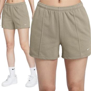 Nike AS W NSW NK CHLL FT MR 4IN 女款 灰綠色 運動 休閒 短褲 HF6941-320
