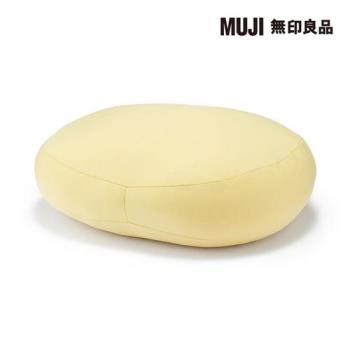 涼感多用途靠枕/淺黃【MUJI 無印良品】