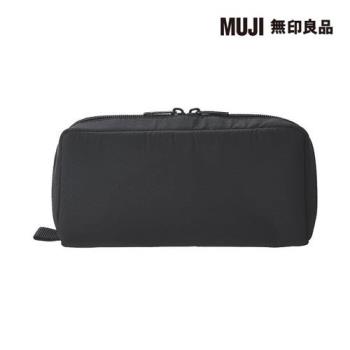 聚酯纖維多用途小物收納包.黑【MUJI 無印良品】