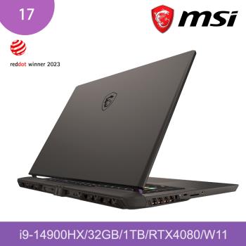 MSI 微星 Vector 16 HX A14VHG-293TW (i9-14900HX/32GB/1TB/RTX4080/W11) 16吋 電競筆電