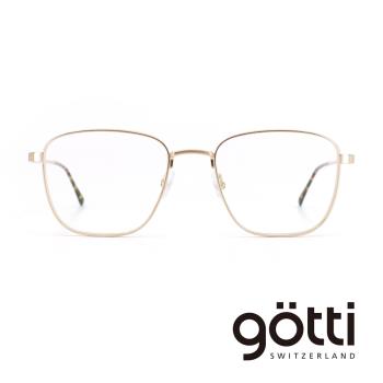 【Götti 】瑞士Götti Switzerland 俐落細金屬方框光學眼鏡(- DENZIL)