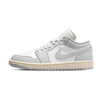 Nike Air Jordan 1 Low 女 白灰 喬丹 休閒 AJ1 運動 低筒 休閒鞋 DC0774-103