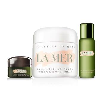 LA MER 海洋拉娜 重磅修護組(乳霜100ml+精華露30ml+眼霜5ml)-國際航空版