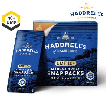 【壽滿趣】Haddrells紐西蘭活性麥蘆卡蜂蜜隨身包UMF10+(80g)