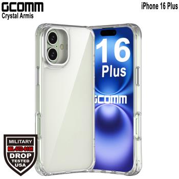 GCOMM iPhone 16 Plus 亮透3米軍規防摔殼 Crystal Armis