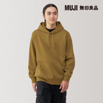 男裏毛連帽上衣 深芥黃【MUJI 無印良品】