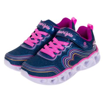 SKECHERS 童鞋 女童系列燈鞋 HEART LIGHTS (302689LNVMT)