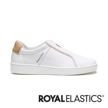 ROYAL ELASTICS Duca 白棕真皮運動休閒鞋 (男) 06842-007