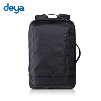 deya clever機能電腦後背包-沉穩黑