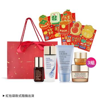 ESTEE LAUDER 雅詩蘭黛 年輕煥采旅行三入組送紅包袋+禮袋]-新年情人禮品
