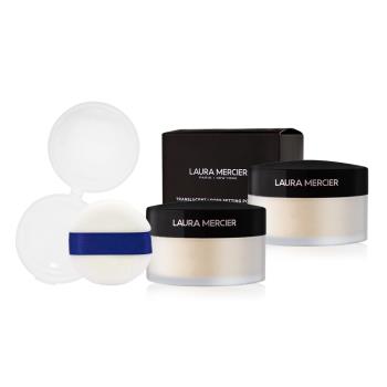 laura mercier蘿拉蜜思 煥顏透明蜜粉(29gX2)送蜜粉撲