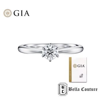 【Bella Couture Jewelry】GIA 0.30克拉 DVVS1 3EX 18K金 求婚鑽戒《附證書》