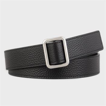米蘭精品 皮帶真皮腰帶-牛皮高級感時尚女配件2色74jp53