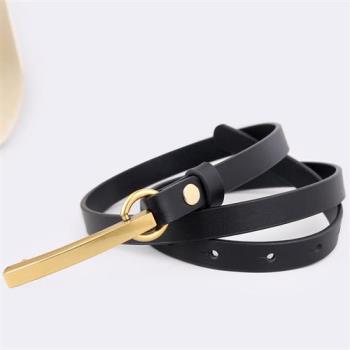 米蘭精品 皮帶真皮腰帶-牛皮復古高級感女配件3色74jp44