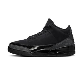 Nike Air Jordan 3 Retro 男 黑 爆裂紋 黑貓 喬丹 實戰 包覆 籃球鞋 CT8532-001